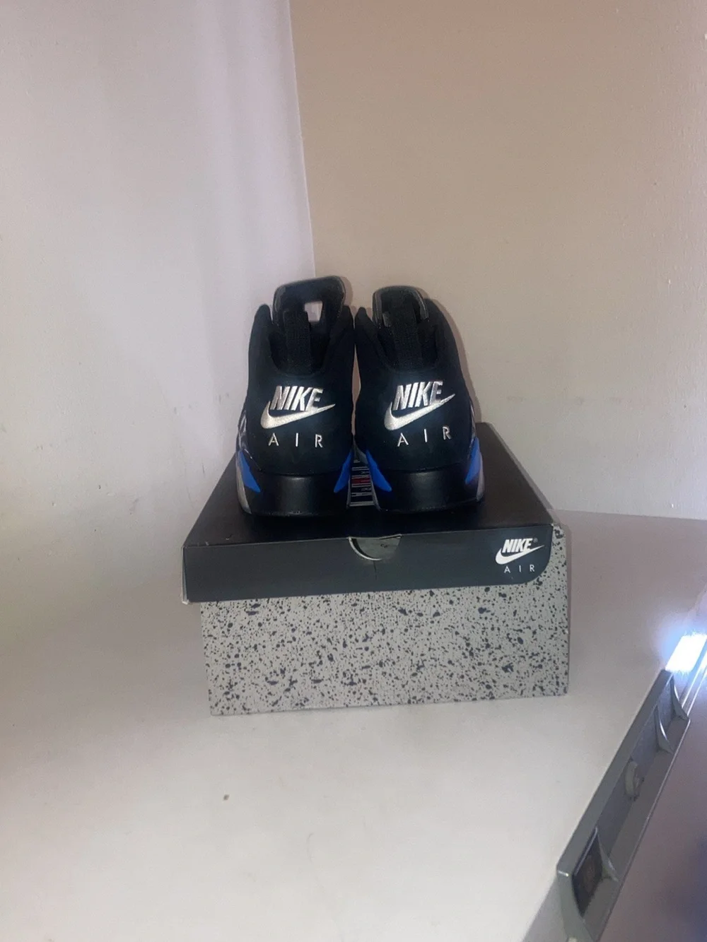 Jordan MVP Box Label - Black / Game Royal / White with Gold Jumpman